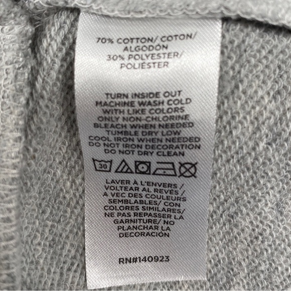 LOFT Pearlized Cozy Boatneck Gray Long Sleeve Sweatshirt Size Medium NWT - Picture 9 of 10